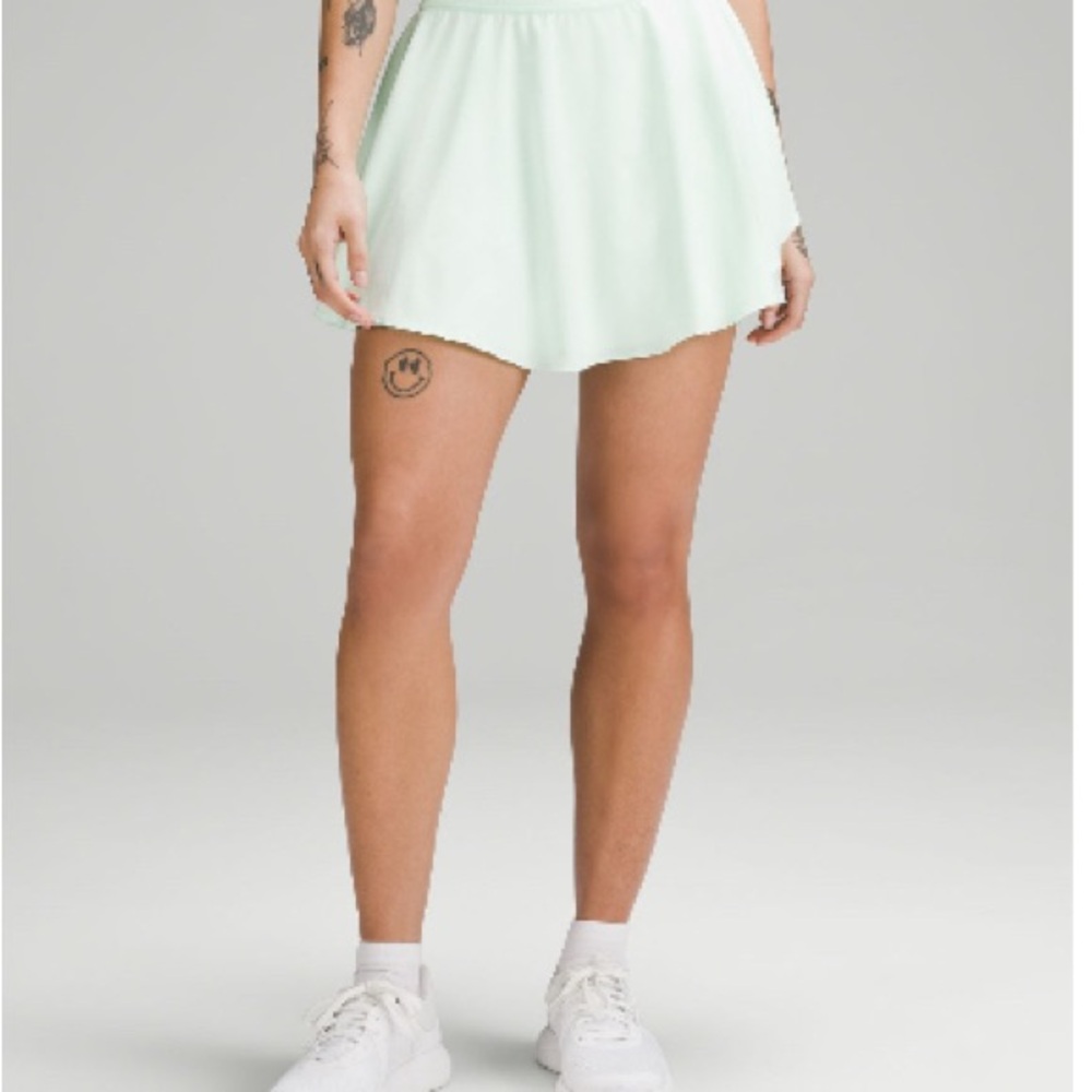 lululemon athletica Court Rival High-Rise Athletic Skirt in Mint Moment